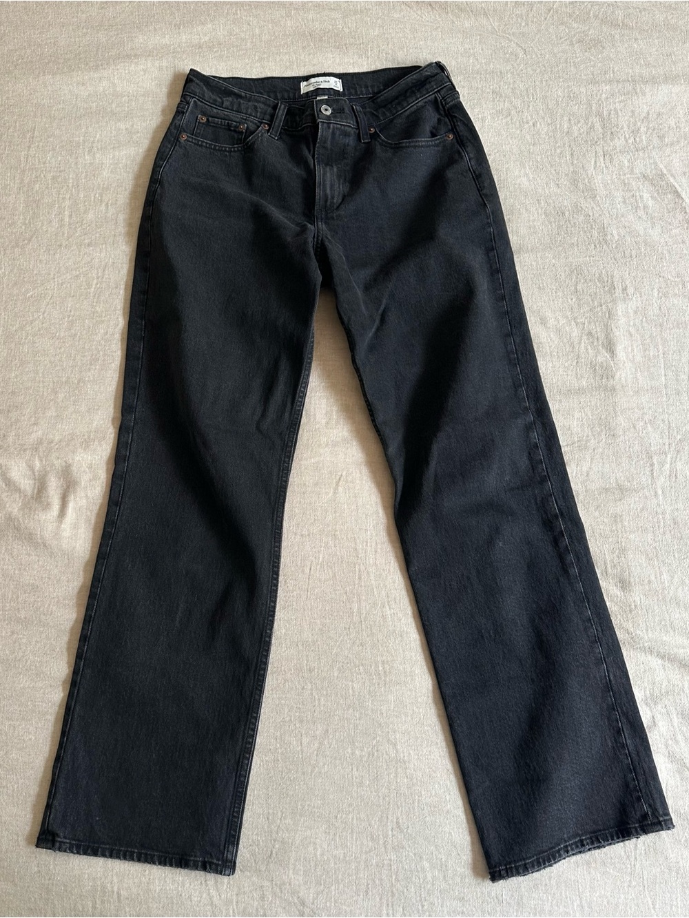 Abercrombie & Fitch The Baggy Low Rise Curve Love size 27